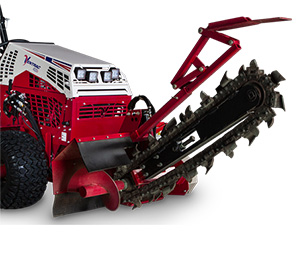 Ventrac trencher attachment