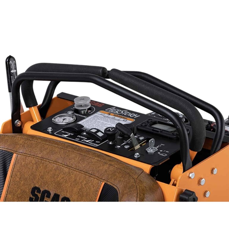 Scag Aerstorm stand-on aerator controls