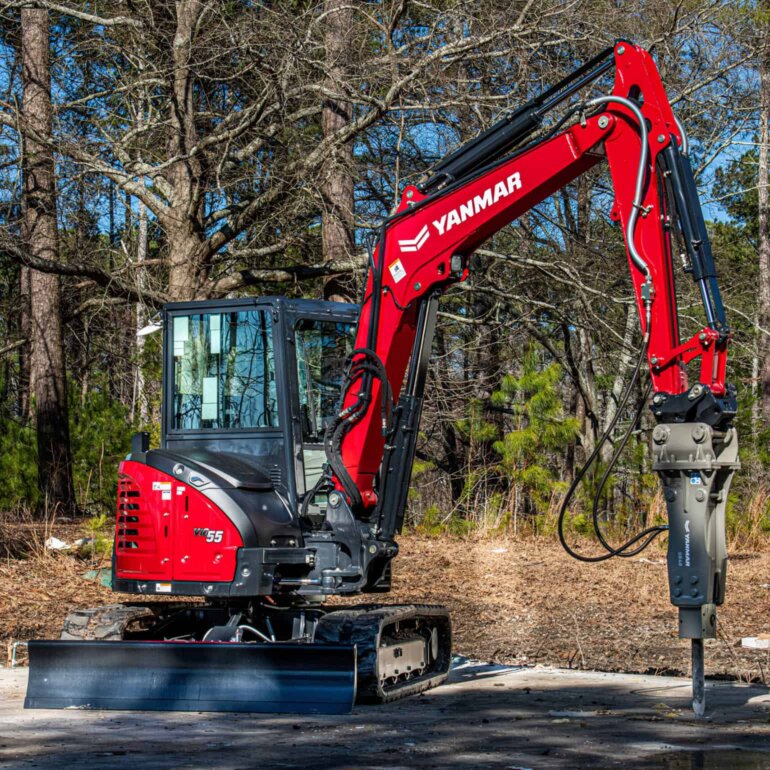 Yanmar VIO55 mini excavator