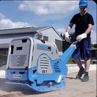 Weber compactor on job site