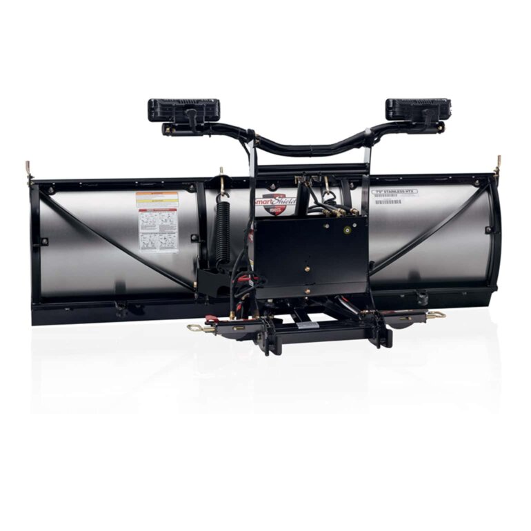 BOSS HTX snow plow rear view