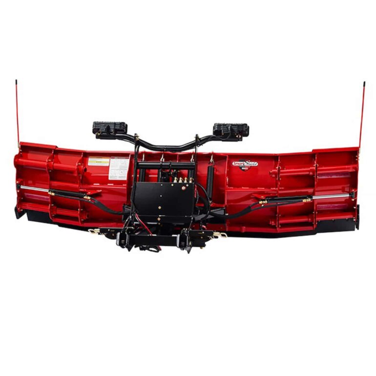 BOSS EXT snow plow rear view