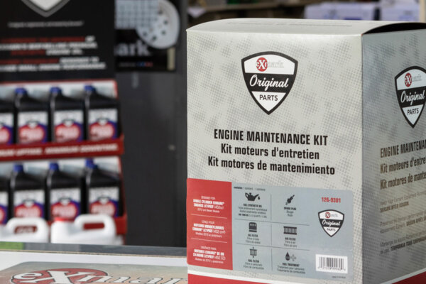 exmark genuine parts display
