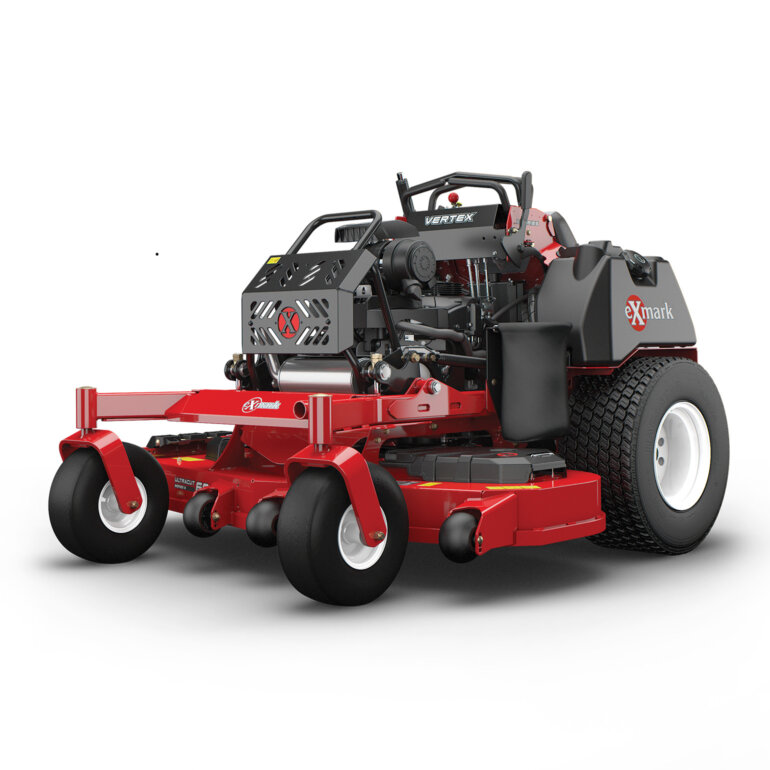 Exmark Vertex X stand on rider side view