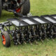 Bobcat AE72 tow behind aerator rear view