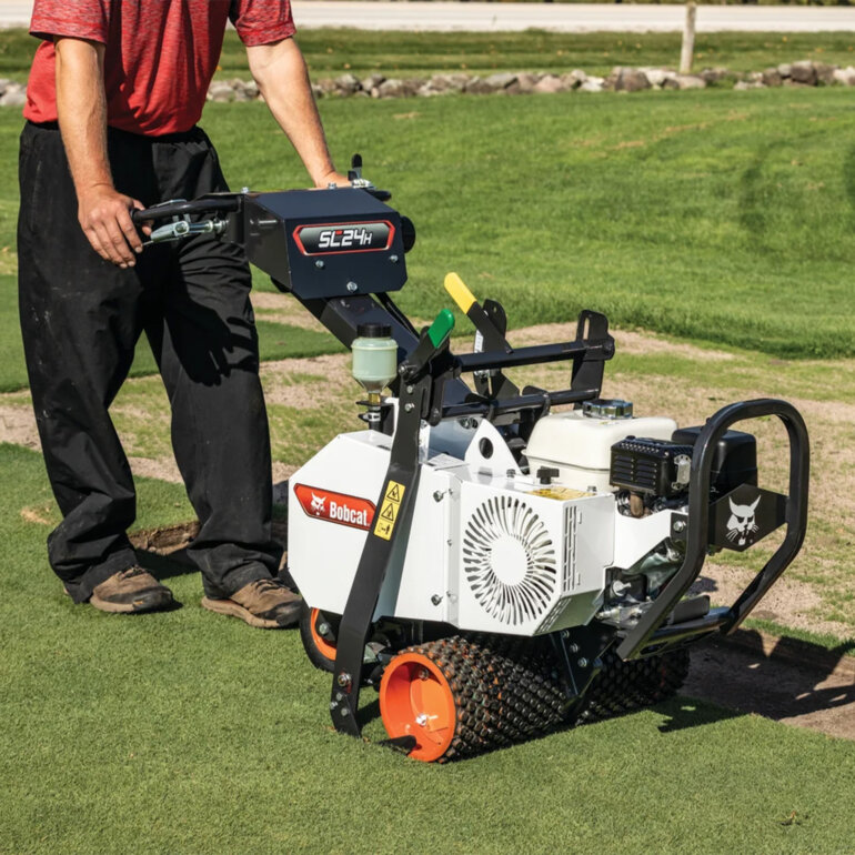 Bobcat SC24 sod cutter side view