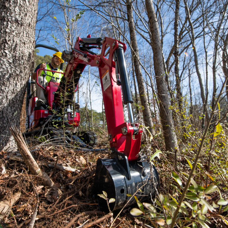 Yanmar SV08 mini excavator