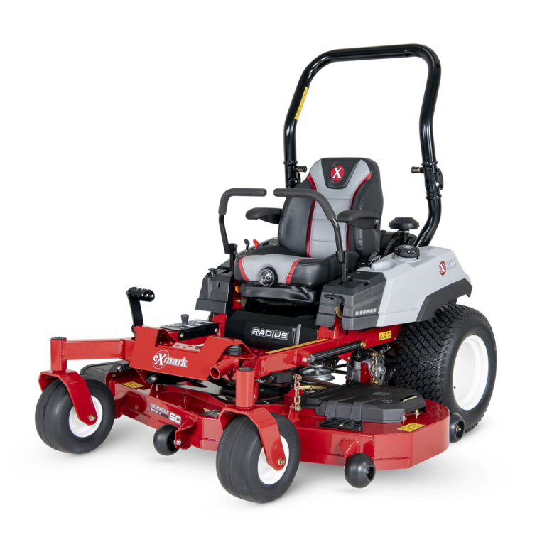 Exmark Radius S-Series zero turn mower side view