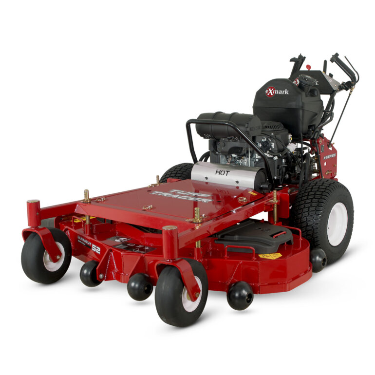 Exmark Turf Tracer X-Series walk behind mower side view