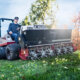 Ventrac 4520 with aerator attachment