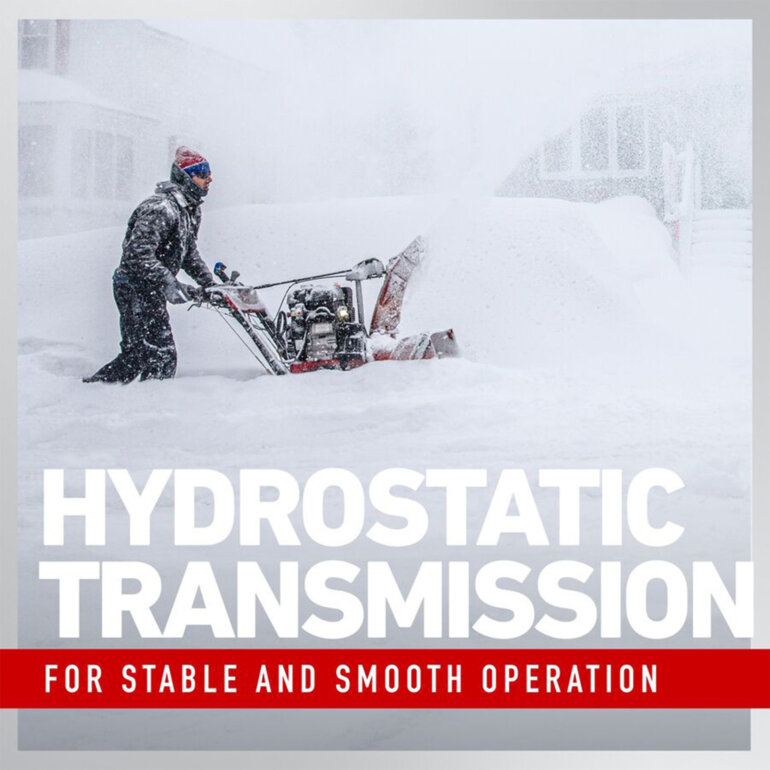 Toro snow blower feature hydrostatic transmission