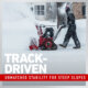 Toro snow blower feature track driven