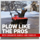 Toro Power Clear plow like the pros with enhanced handle and paddles
