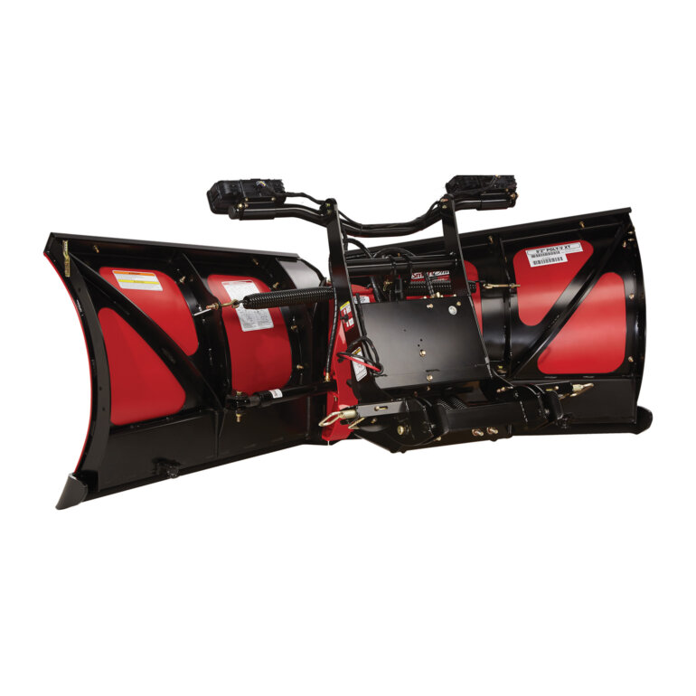 BOSS XT snow plow rear view