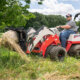 Ventrac 4520 PRO tractor with grapple loader attachment