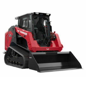 Studio shot of Yanmar TL65RS track loader on white background