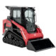 Studio shot of Yanmar TL40RP compact track loader on white background