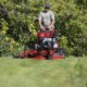 Toro GrandStand Multi Force stand on mower