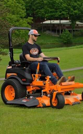 Scag zero turn riding mower