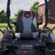 Toro Titan zero turn mower high back seat with armrests