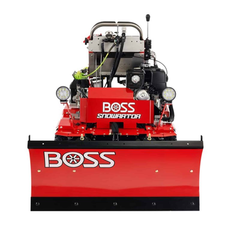 BOSS Snowrator snow plow front view