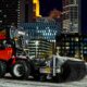 BOSS SR MAG snow plow with broom attachment