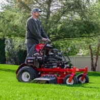Exmark Vertex stand on mower